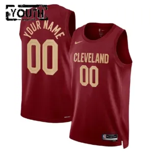 Cleveland Cavaliers Košarkaški dres Djeca Icon Edition Swingman Prilagođeno Crvena