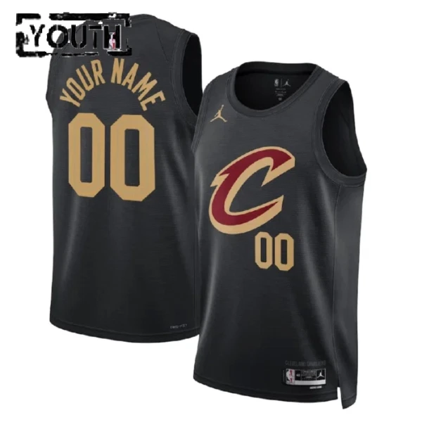 Cleveland Cavaliers Košarkaški dres Djeca Statement Edition Swingman Prilagođeno Crna Cleveland Cavaliers Košarkaški dres Djeca Statement Edition Swingman Prilagođeno Crna