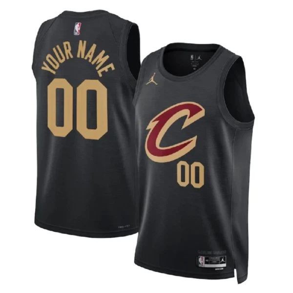 Cleveland Cavaliers Košarkaški dres Statement Edition Swingman Prilagođeno Crna