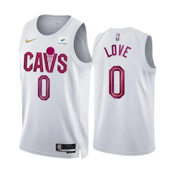 Kevin Love 0 Cleveland Cavaliers Košarkaški dres Association Edition Swingman Bijela