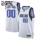 Dallas Mavericks Košarkaški dres Djeca Association Edition Swingman Prilagođeno Bijela