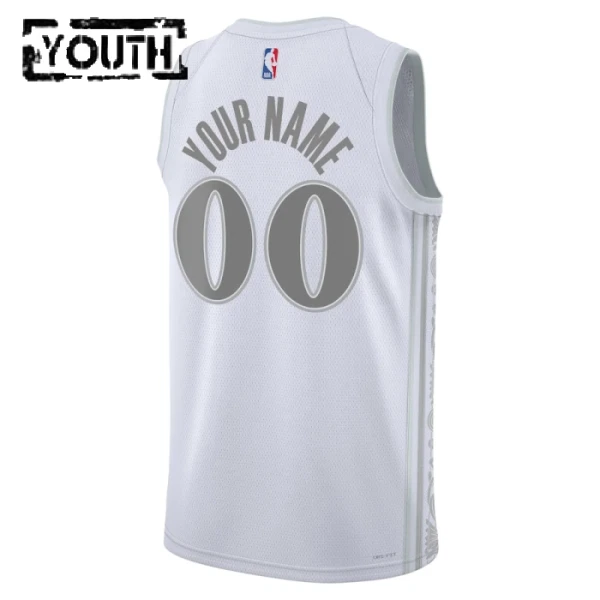 Dallas Mavericks Košarkaški dres Djeca City Edition 2024/25 Swingman Prilagođeno Bijela