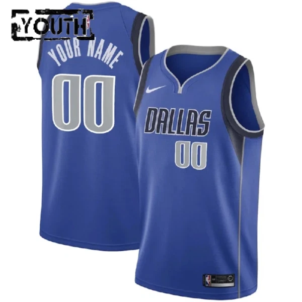 Dallas Mavericks Košarkaški dres Djeca Icon Edition Swingman Prilagođeno Plava