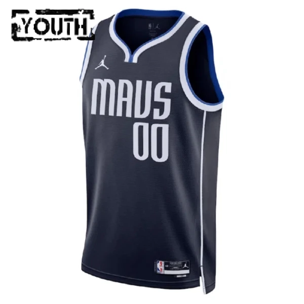 Dallas Mavericks Košarkaški dres Djeca Statement Edition Swingman Prilagođeno Crna