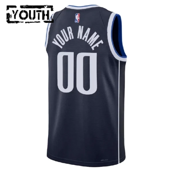 Dallas Mavericks Košarkaški dres Djeca Statement Edition Swingman Prilagođeno Crna