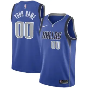Dallas Mavericks Košarkaški dres Icon Edition Swingman Prilagođeno Plava