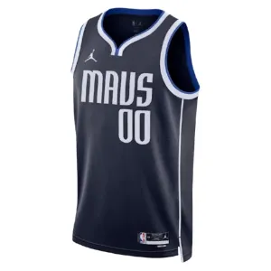 Dallas Mavericks Košarkaški dres Statement Edition Swingman Prilagođeno Crna
