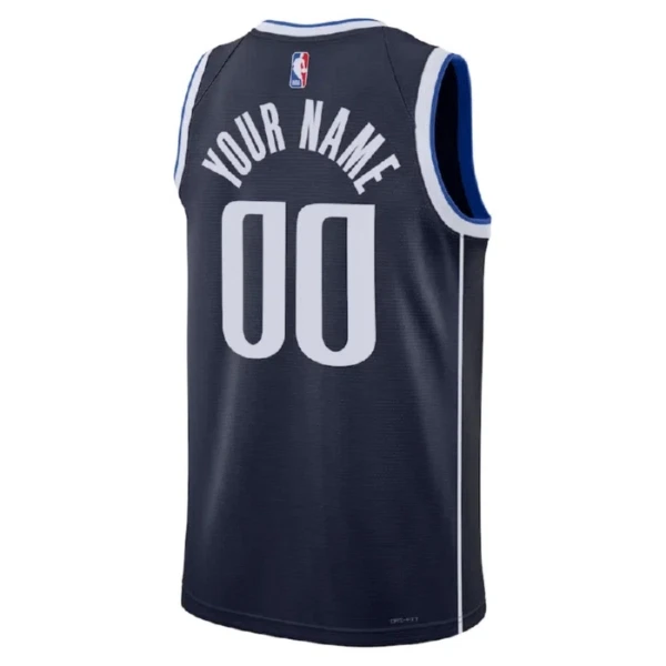 Dallas Mavericks Košarkaški dres Statement Edition Swingman Prilagođeno Crna