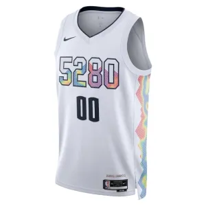 Denver Nuggets Košarkaški dres City Edition 2024/25 Swingman Prilagođeno Bijela