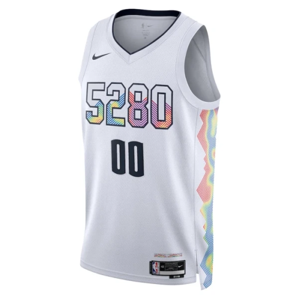 Denver Nuggets Košarkaški dres City Edition 2024/25 Swingman Prilagođeno Bijela