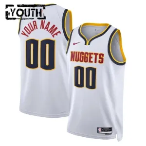 Denver Nuggets Košarkaški dres Djeca Association Edition Swingman Prilagođeno Bijela