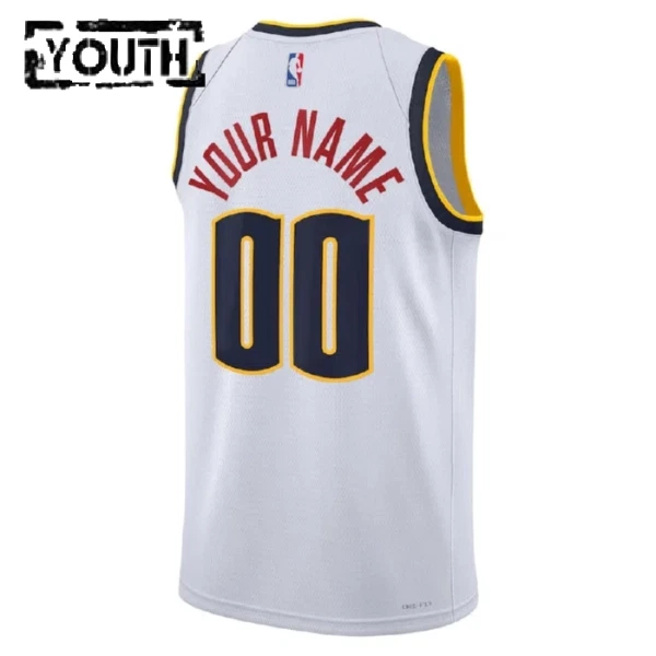 Denver Nuggets Košarkaški dres Djeca Association Edition Swingman Prilagođeno Bijela