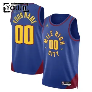 Denver Nuggets Košarkaški dres Djeca Statement Edition Swingman Prilagođeno Plava