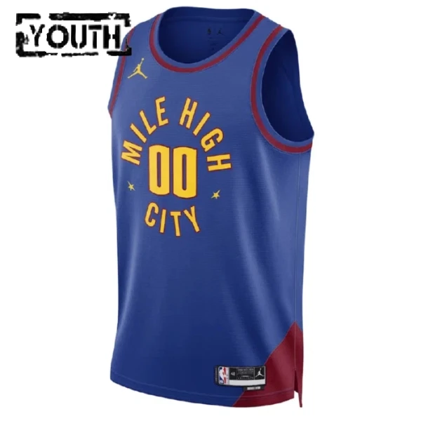 Denver Nuggets Košarkaški dres Djeca Statement Edition Swingman Prilagođeno Plava