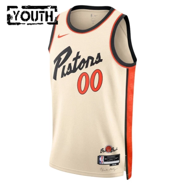 Detroit Pistons Košarkaški dres Djeca City Edition 2024/25 Swingman Prilagođeno Bijela