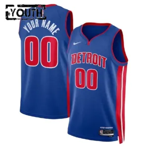 Detroit Pistons Košarkaški dres Djeca Icon Edition Swingman Prilagođeno Plava
