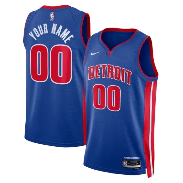 Detroit Pistons Košarkaški dres Icon Edition Swingman Prilagođeno Plava