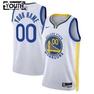 Golden State Warriors Košarkaški dres Djeca Association Edition Swingman Prilagođeno Bijela