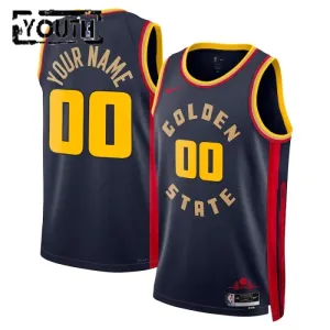 Golden State Warriors Košarkaški dres Djeca City Edition 2024/25 Swingman Prilagođeno Navy