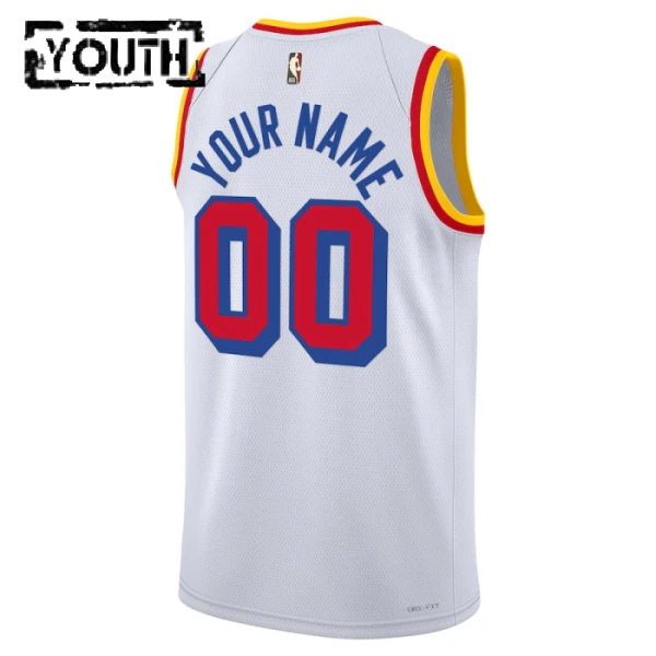 Golden State Warriors Košarkaški dres Djeca Classic Edition 2024/25 Swingman Prilagođeno Bijela