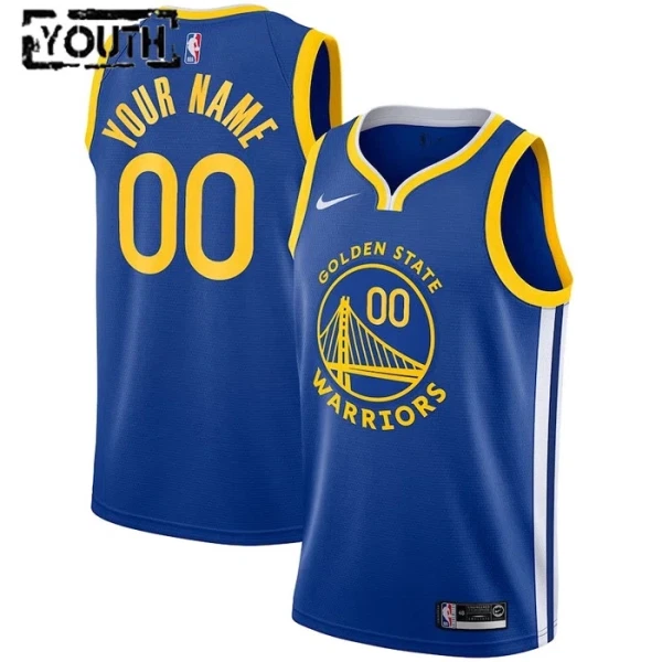 Golden State Warriors Košarkaški dres Djeca Icon Edition Swingman Prilagođeno Plava