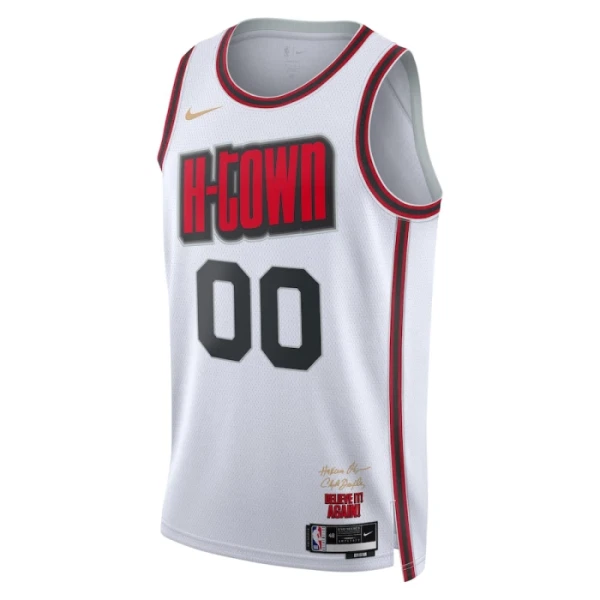 Houston Rockets Košarkaški dres City Edition 2024/25 Swingman Prilagođeno Bijela