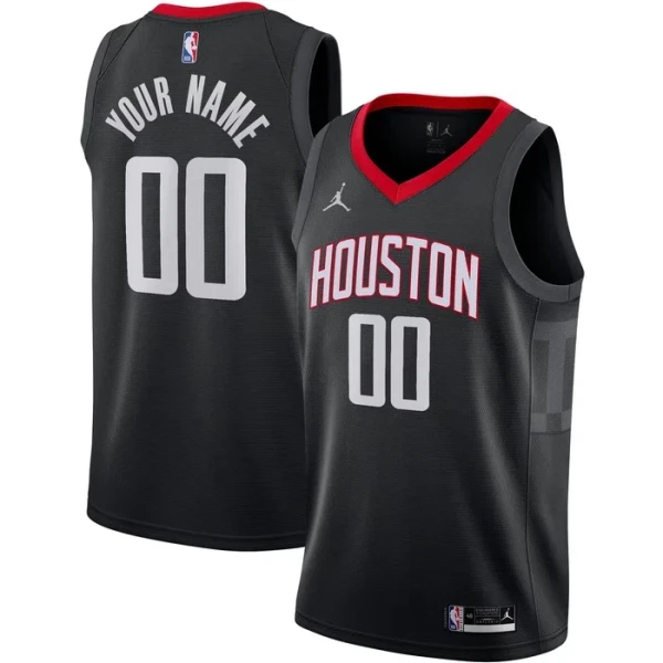 Houston Rockets Košarkaški dres Statement Edition Swingman Prilagođeno Crna
