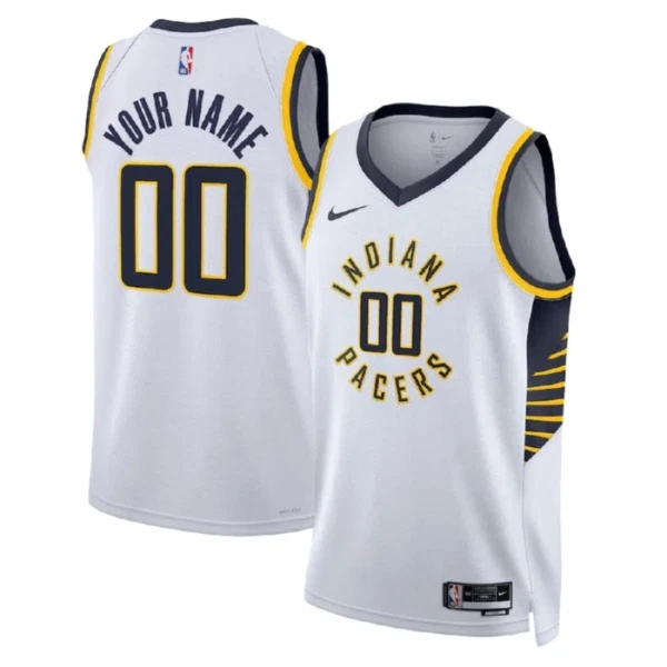 Indiana Pacers Košarkaški dres Association Edition Swingman Prilagođeno Bijela