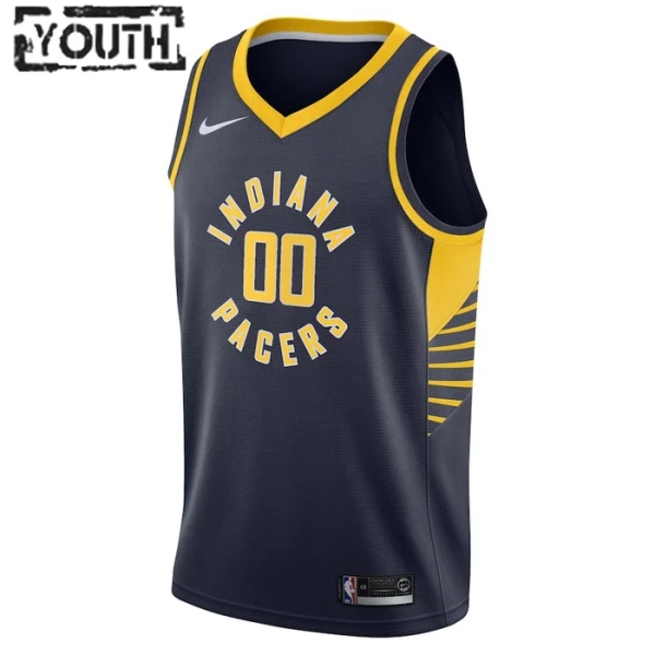 Indiana Pacers Košarkaški dres Djeca Icon Edition Swingman Prilagođeno Navy