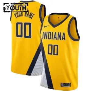 Indiana Pacers Košarkaški dres Djeca Statement Edition Swingman Prilagođeno Žuta