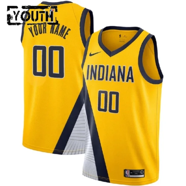 Indiana Pacers Košarkaški dres Djeca Statement Edition Swingman Prilagođeno Žuta