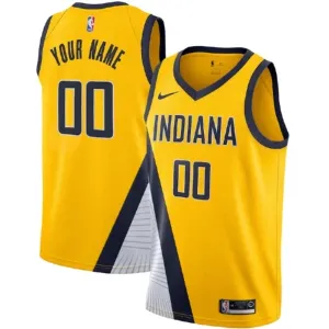 Indiana Pacers Košarkaški dres Statement Edition Swingman Prilagođeno Žuta