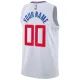 Los Angeles Clippers Košarkaški dres Association Edition Swingman Prilagođeno Bijela
