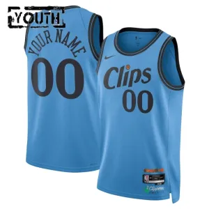 Los Angeles Clippers Košarkaški dres Djeca City Edition 2024/25 Swingman Prilagođeno Plava
