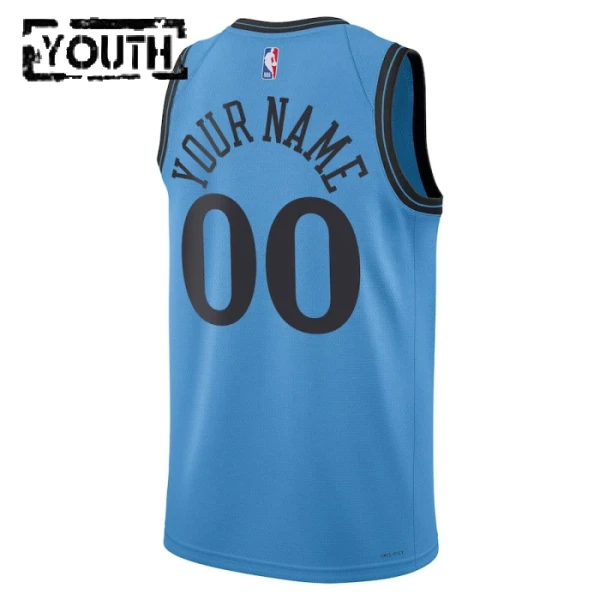 Los Angeles Clippers Košarkaški dres Djeca City Edition 2024/25 Swingman Prilagođeno Plava