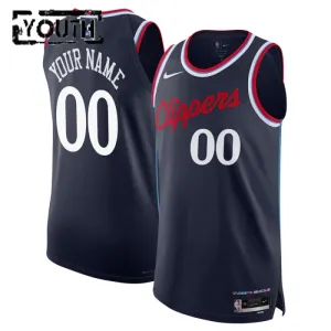 Los Angeles Clippers Košarkaški dres Djeca Icon Edition 2024/25 Swingman Prilagođeno Navy