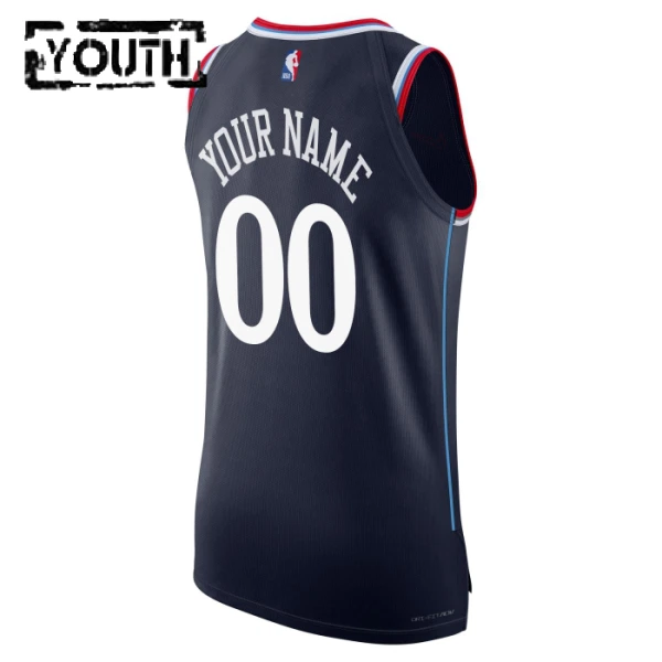 Los Angeles Clippers Košarkaški dres Djeca Icon Edition 2024/25 Swingman Prilagođeno Navy