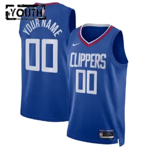 Los Angeles Clippers Košarkaški dres Djeca Icon Edition Swingman Prilagođeno Plava