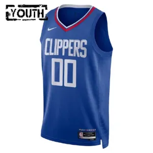 Los Angeles Clippers Košarkaški dres Djeca Icon Edition Swingman Prilagođeno Plava