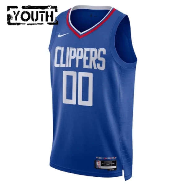 Los Angeles Clippers Košarkaški dres Djeca Icon Edition Swingman Prilagođeno Plava