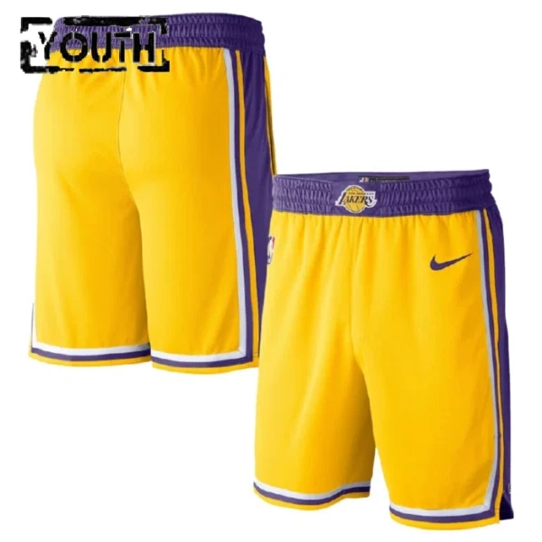 Los Angeles Lakers Košarkaške hlačice Djeca Icon Edition Swingman