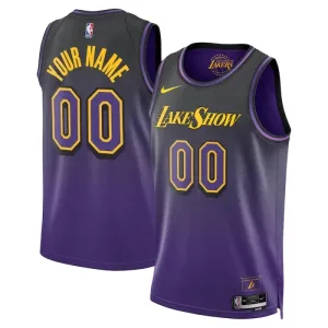 Los Angeles Lakers Košarkaški dres City Edition 2024/25 Swingman Prilagođeno Ljubičasta