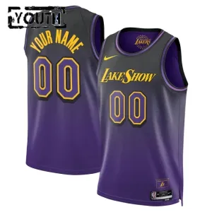 Los Angeles Lakers Košarkaški dres Djeca City Edition 2024/25 Swingman Prilagođeno Ljubičasta