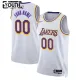 Los Angeles Lakers Košarkaški dres Djeca Icon Edition Swingman Prilagođeno Bijela