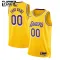 Los Angeles Lakers Košarkaški dres Djeca Icon Edition Swingman Prilagođeno Žuta