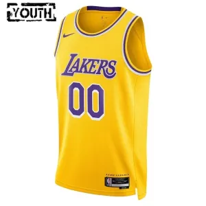 Los Angeles Lakers Košarkaški dres Djeca Icon Edition Swingman Prilagođeno Žuta