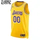 Los Angeles Lakers Košarkaški dres Djeca Icon Edition Swingman Prilagođeno Žuta