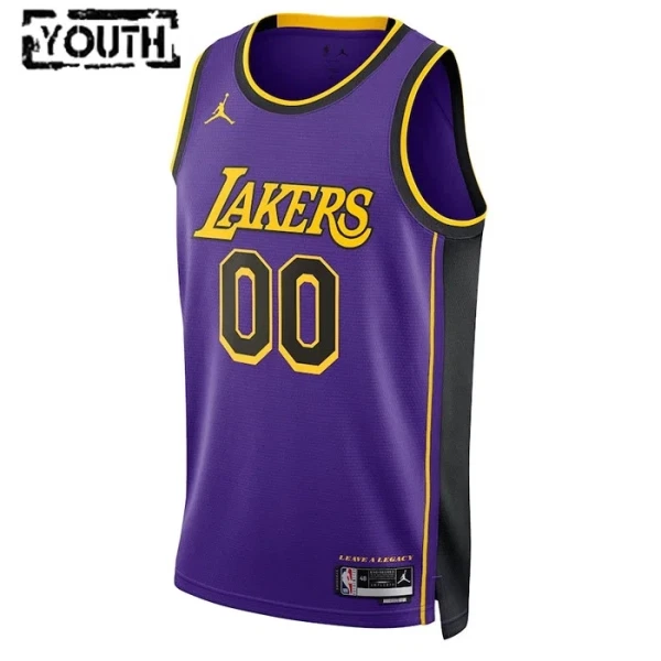 Los Angeles Lakers Košarkaški dres Djeca Statement Edition Swingman Prilagođeno Plava