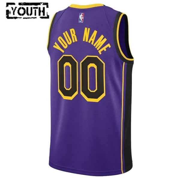 Los Angeles Lakers Košarkaški dres Djeca Statement Edition Swingman Prilagođeno Plava