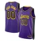 Los Angeles Lakers Košarkaški dres Statement Edition Swingman Prilagođeno Plava
